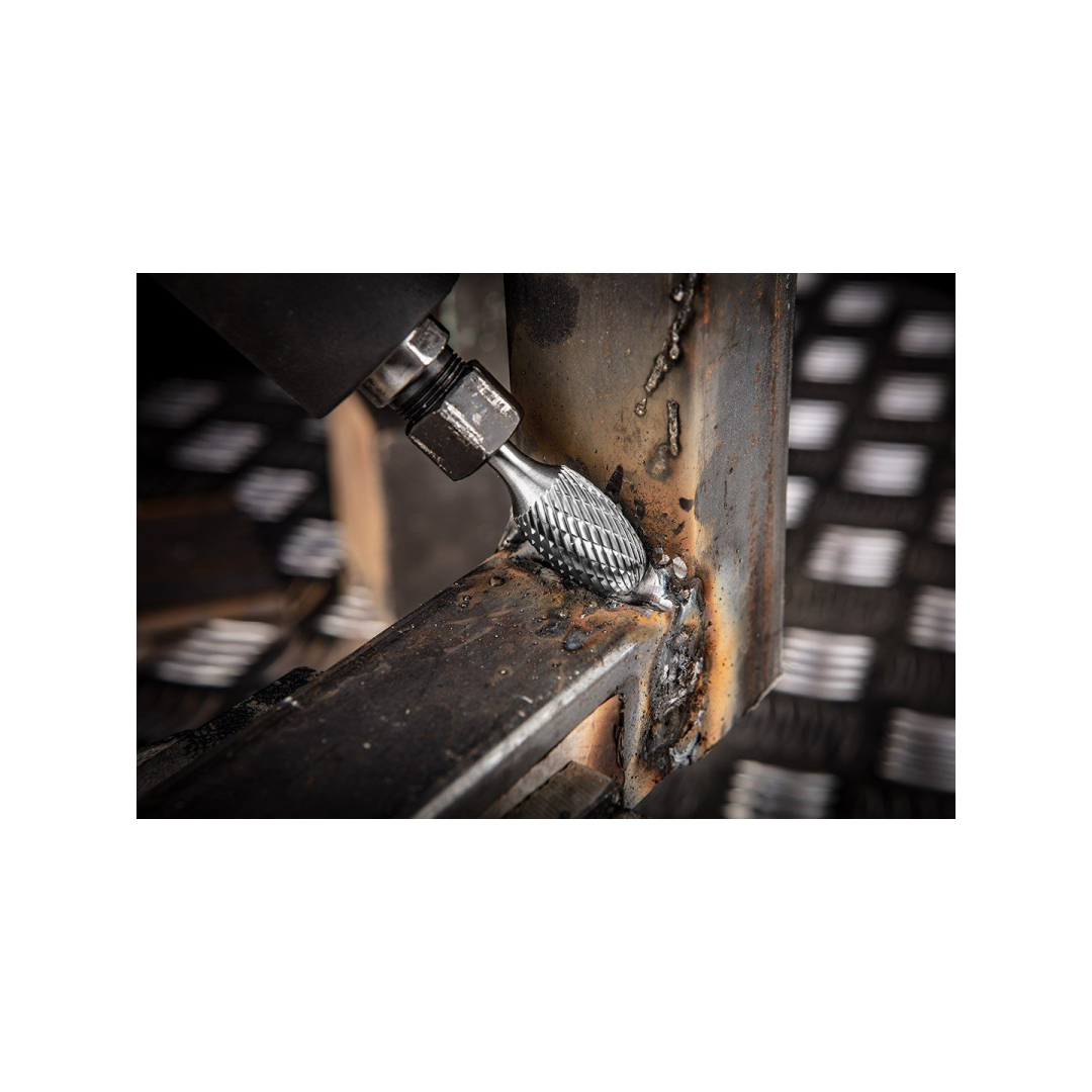 Metalo freza HM, type E (oval), 8 x 13 mm, shank 6 x 45 mm 2