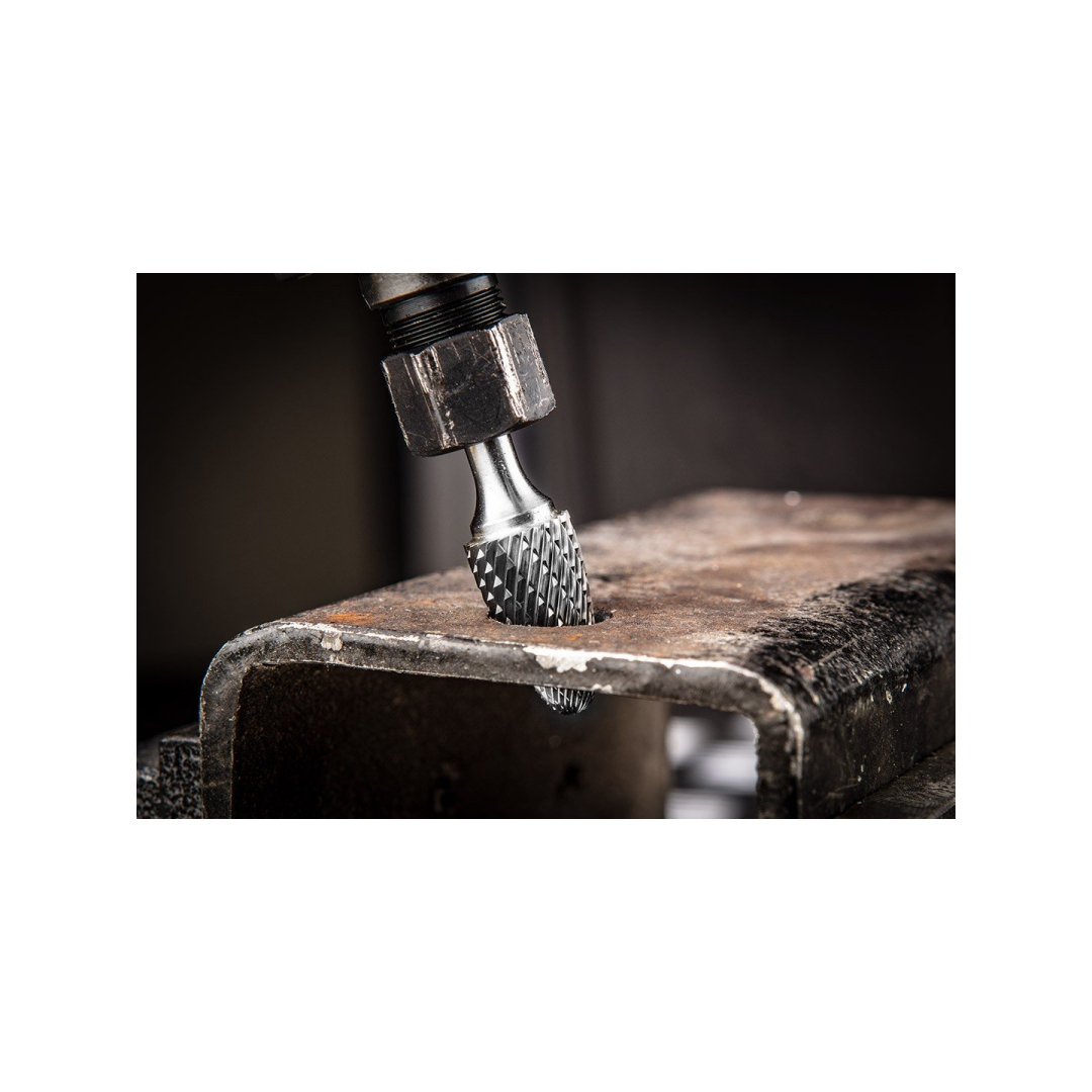 Metalo freza HM, type G (ogival sharp), 12 x 25 mm, shank 6 x 45 mm 1