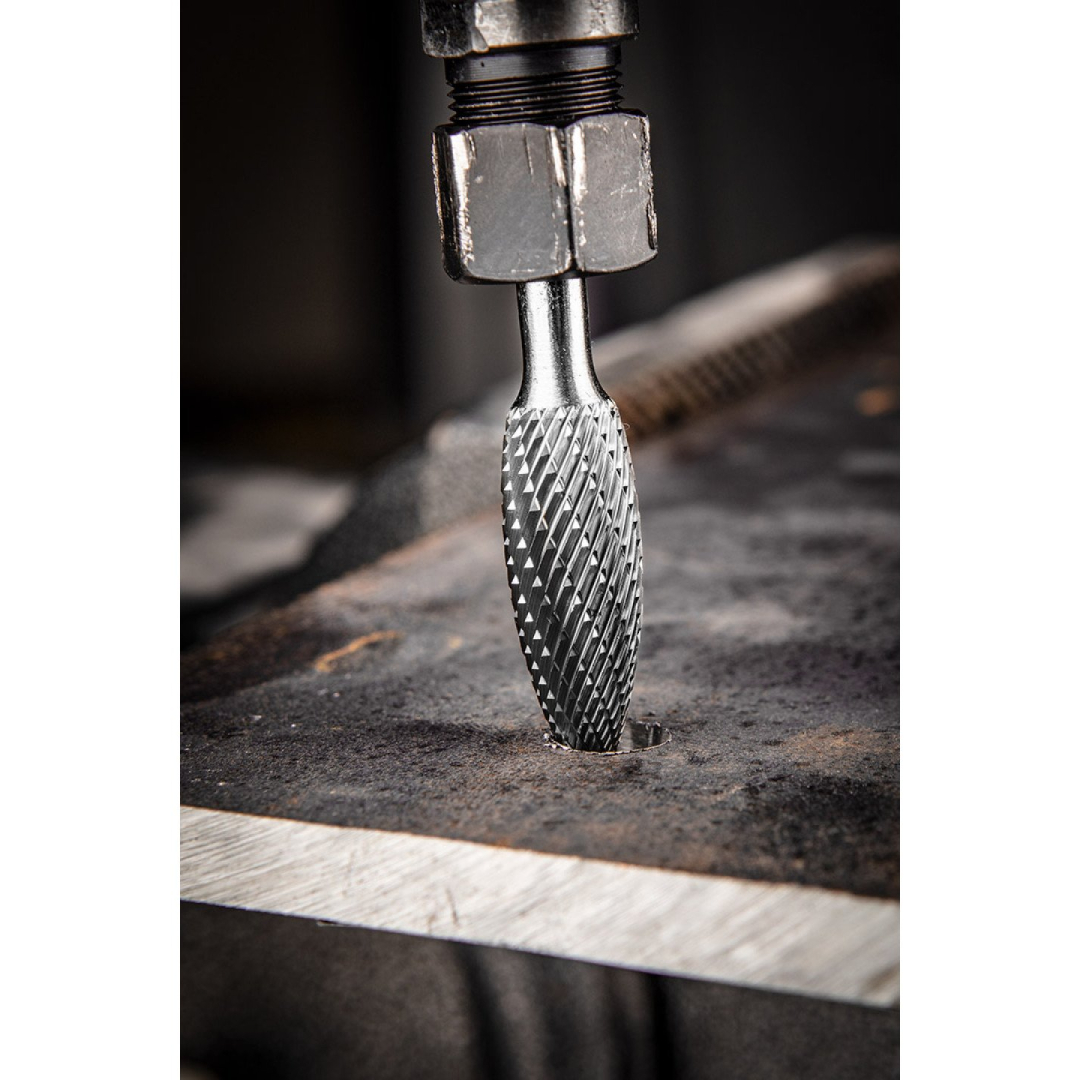 Metalo freza HM, type H (flame), 12 x 32 mm, shank 6 x 45 mm 2 Metalo freza HM, type H (flame), 12 x 32 mm, shank 6 x 45 mm 2