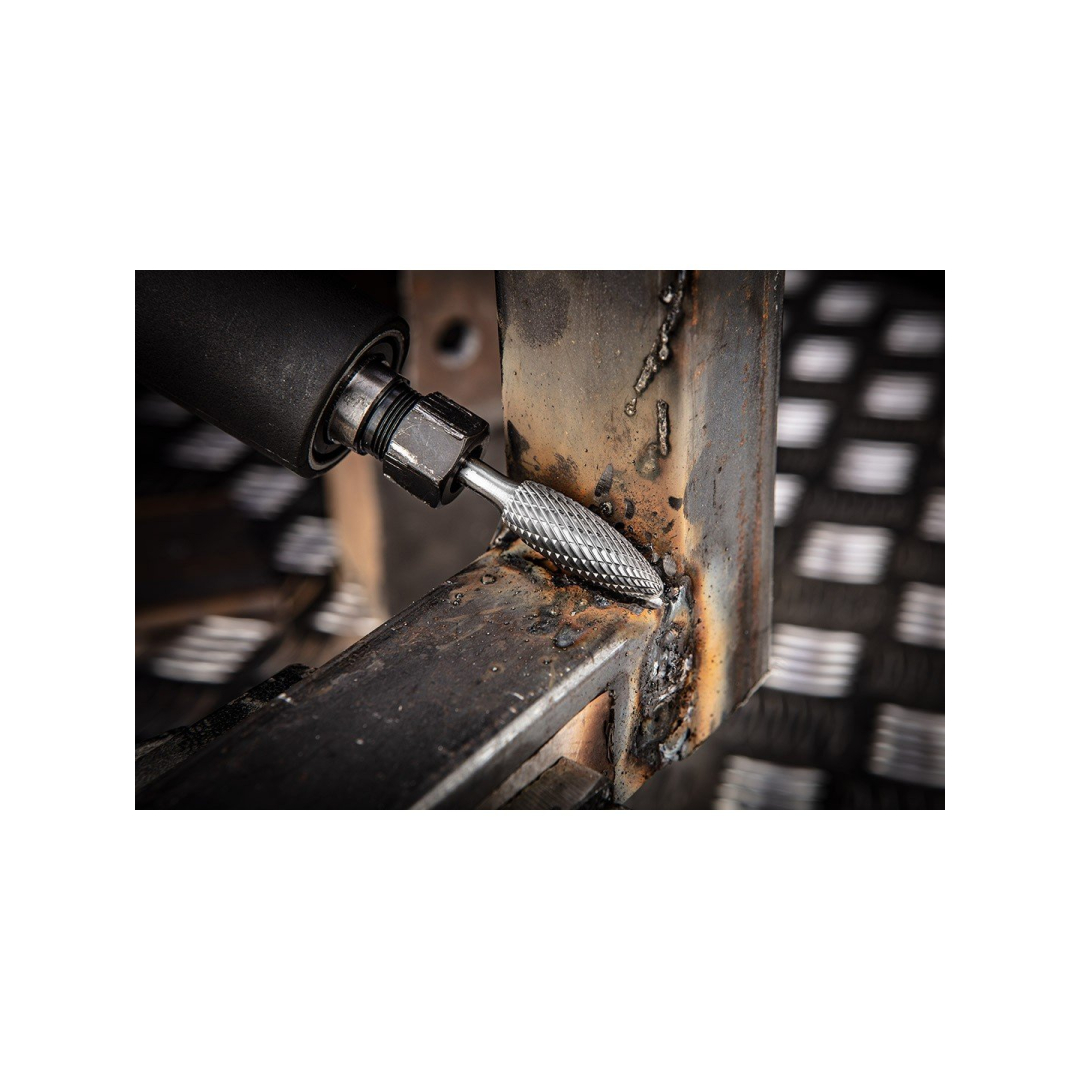 Metalo freza HM, type H (flame), 12 x 32 mm, shank 6 x 45 mm 3