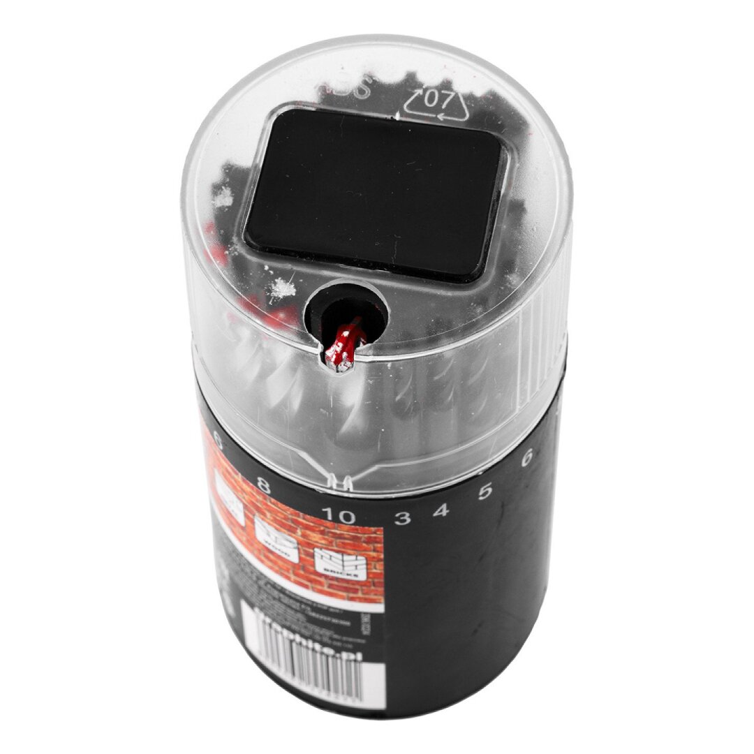 Metalo, medienos, medienos, plytų, plytų: 3, 4, 5, 6, 8, 10 mm, 18 vnt. 4 Metalo, medienos, medienos, plytų, plytų: 3, 4, 5, 6, 8, 10 mm, 18 vnt. 4