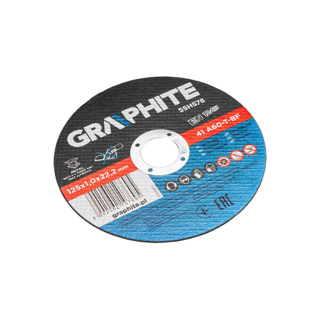 Metalo pjovimo diskai 125 x 1,0 x 22,2 mm, 41 A60-T-BF, 10 vnt. 5