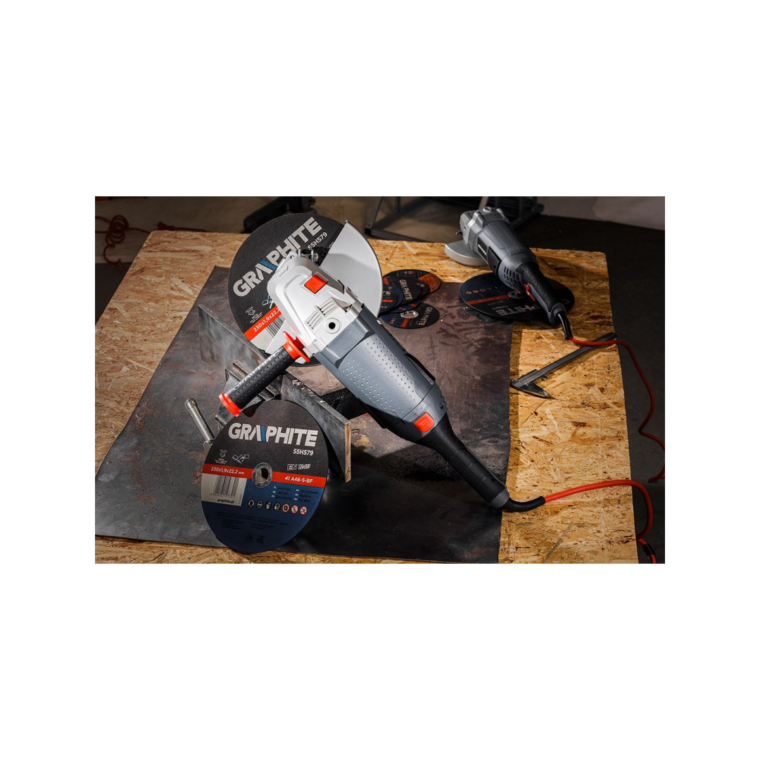 Metalo pjovimo diskai 230 x 1,9 x 22,2 mm, 41 A46-S-BF, 5 vnt. 2