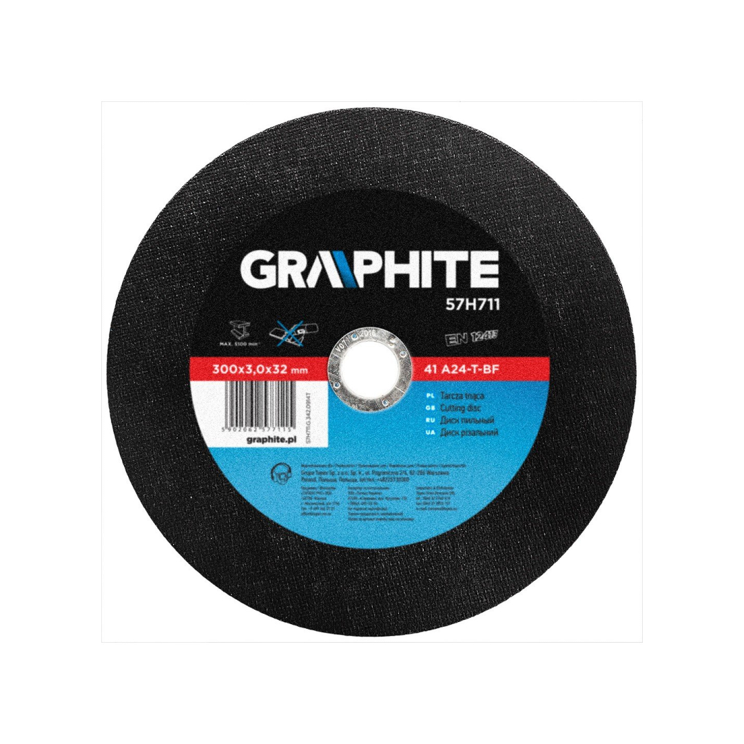 Metalo pjovimo diskas 300 x 3,0 x 32 mm 41 A24-T-B Metalo pjovimo diskas 300 x 3,0 x 32 mm 41 A24-T-B