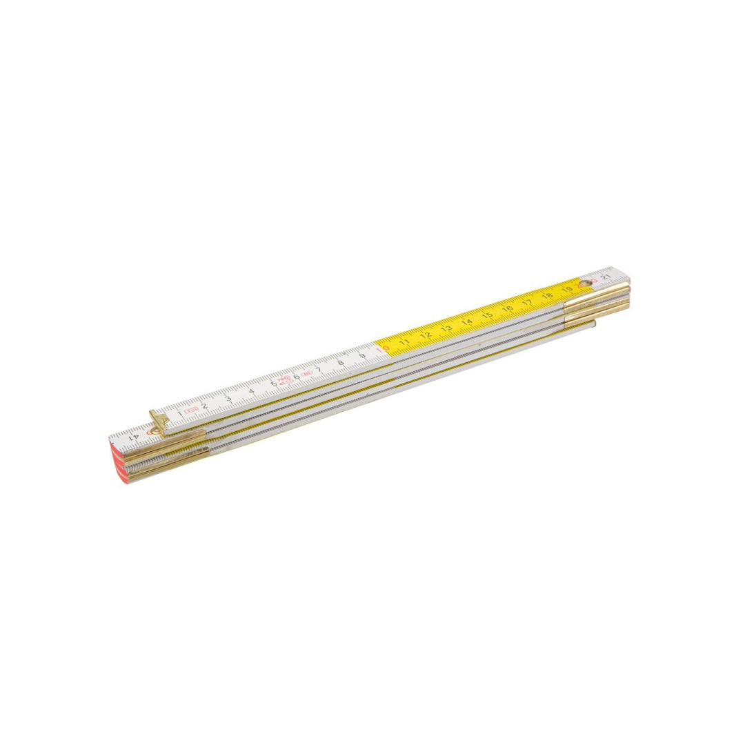 Metras medinis 2 m., sulankstomas, baltas Metras medinis 2 m., sulankstomas, baltas