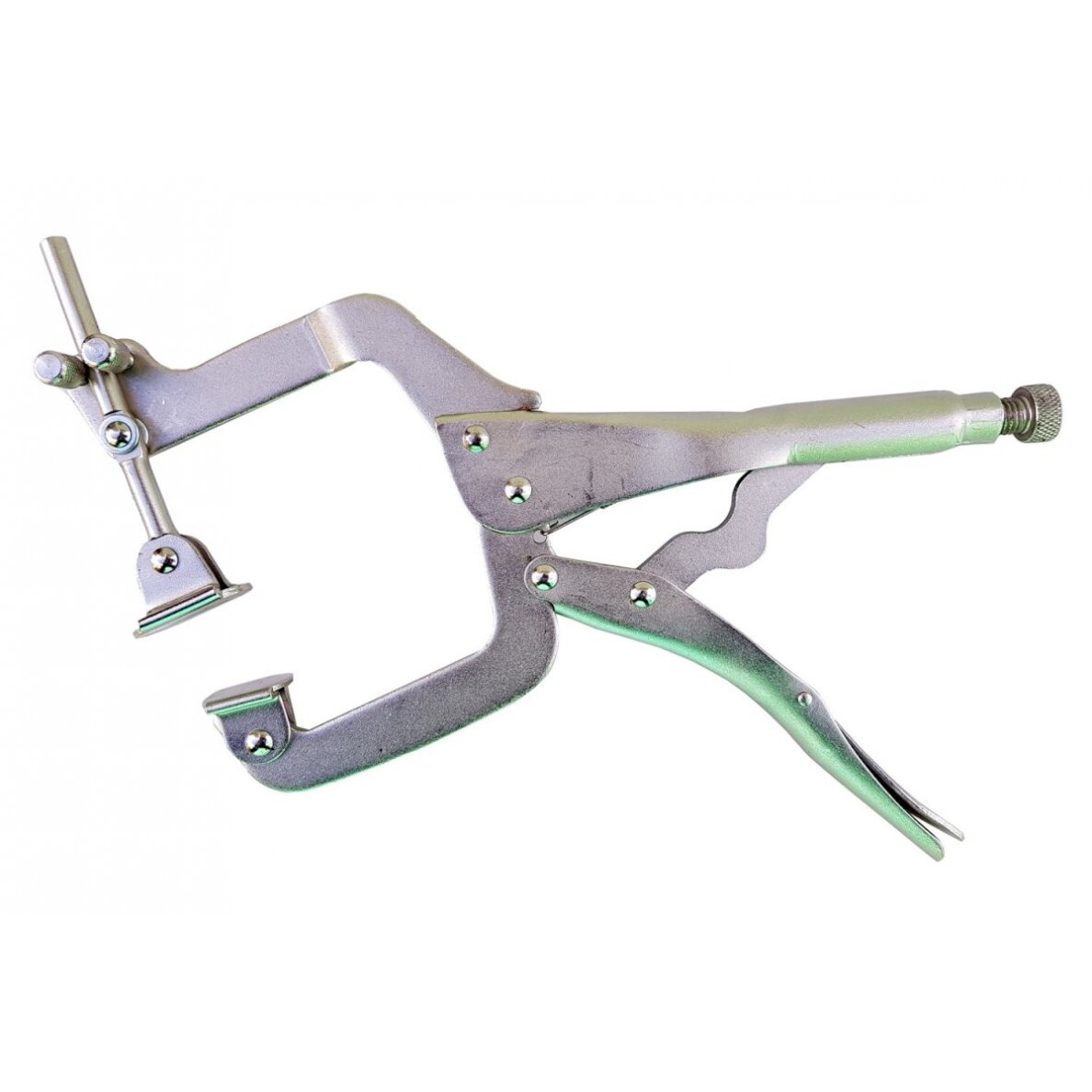 Medžio dirbinių fiksavimo spaustukas su kaiščiu ir pasukamu padu (WLC2) Medžio dirbinių fiksavimo spaustukas su kaiščiu ir pasukamu padu (WLC2)