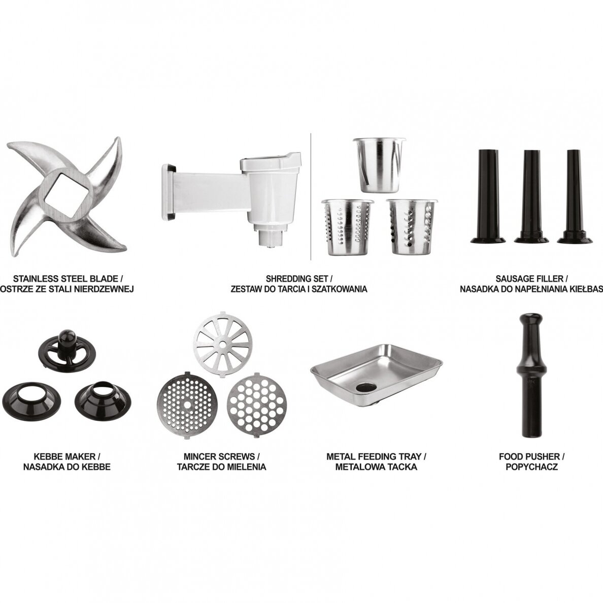 Mėsmalė | 1200W | 4 - viename (67901) 3