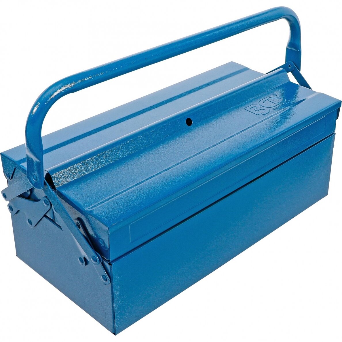 Metalinė įrankių dėžė | tuščia | 420 x 200 x 150 mm | 3 skyriai (33001) 1 Metalinė įrankių dėžė | tuščia | 420 x 200 x 150 mm | 3 skyriai (33001) 1