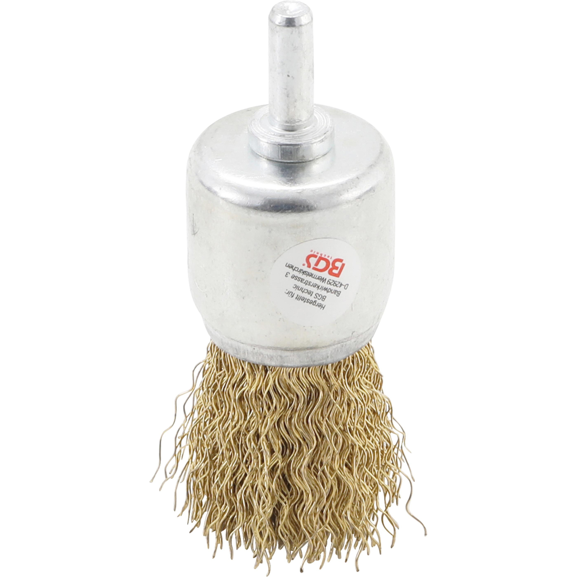 Šepetys vielinis teptuko tipo | padengtas žalvariu | Ø 25 mm (8364)