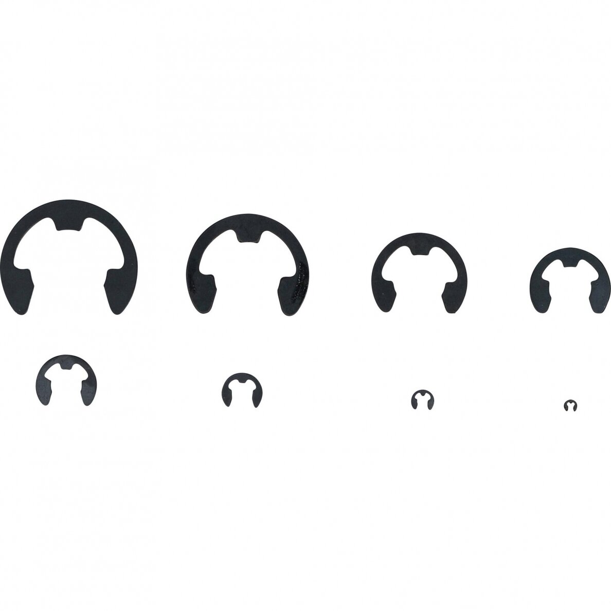 Metrinių E-klipsų asortimentas | 1,5 - 22 mm | 300 vnt. (8039) 1 Metrinių E-klipsų asortimentas | 1,5 - 22 mm | 300 vnt. (8039) 1