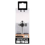 Medienos freza pjaustytuvas su guoliu, dekoratyvinė, widia, 32 x 10 mm, kotas 8 mm