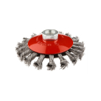 Metalinis šepetys 100mm x M14, nerūdijanti viela