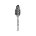 Metalo freza HM, type F (ogival rounded), 16 x 25 mm, shank 6 x 45 mm