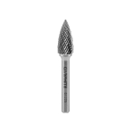 Metalo freza HM, type G (ogival sharp), 12 x 25 mm, shank 6 x 45 mm