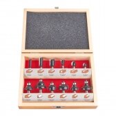 Medžio frezų rinkinys AEG RouterBit Set 8mm, 12 vnt