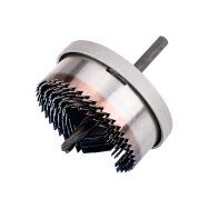 Medienos skylių pjaustyklės 26–63 mm, H 25 mm, sukietėti dantys, 7 vnt