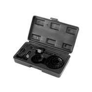 Medinių skylių pjaustyklės su adapteriu 19–64 mm, rinkinys, 12 dalių