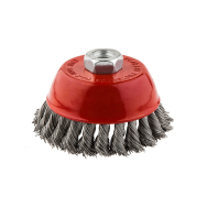 Metalinis šepetys 100 mm x M14, nerūdijanti viela