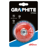 Metalinis šepetys 80 mm x M14, nerūdijanti viela