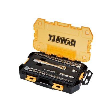 Mechanikų įrankių rinkinys 34 vnt.; 1/4" + 3/8", DeWalt DWMT45034-0 3