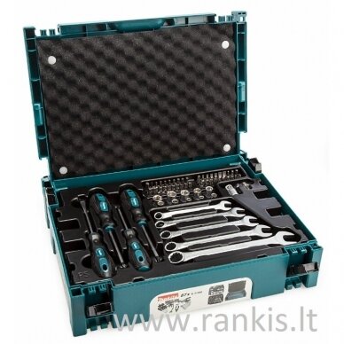 Mechaninių įrankių rinkinys Makita E-11542, 87 vnt. 1 Mechaninių įrankių rinkinys Makita E-11542, 87 vnt. 1
