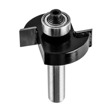 Medienos freza pjaustytuvas su guoliu, dekoratyvinė, widia, 32 x 10 mm, kotas 8 mm 4 Medienos freza pjaustytuvas su guoliu, dekoratyvinė, widia, 32 x 10 mm, kotas 8 mm 4