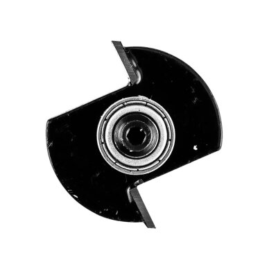 Medienos freza pjaustytuvas su guoliu, dekoratyvinė, widia, 32 x 10 mm, kotas 8 mm 5
