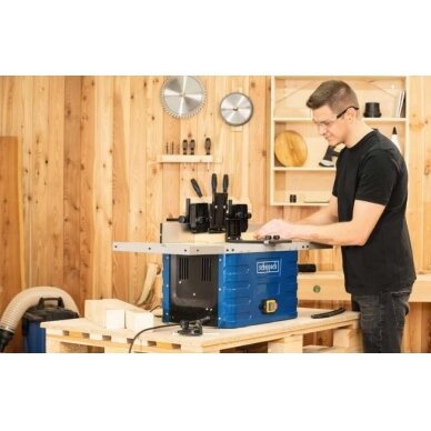 Medienos frezavimo staklės HF60, Scheppach 2 Medienos frezavimo staklės HF60, Scheppach 2