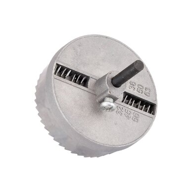 Medienos skylių pjaustyklės 26 - 63 mm, H 25 mm, nustatytas 7 vnt. 5