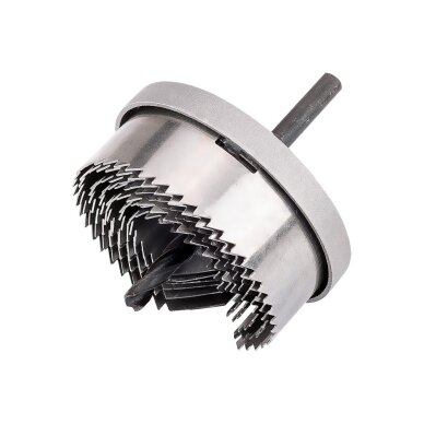 Medienos skylių pjaustyklės 26 - 63 mm, H 25 mm, nustatytas 7 vnt. Medienos skylių pjaustyklės 26 - 63 mm, H 25 mm, nustatytas 7 vnt.