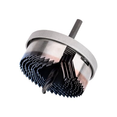 Medienos skylių pjaustyklės 26–63 mm, H 25 mm, sukietėti dantys, 7 vnt 2 Medienos skylių pjaustyklės 26–63 mm, H 25 mm, sukietėti dantys, 7 vnt 2