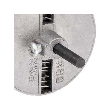 Medienos skylių pjaustyklės 26–63 mm, H 25 mm, sukietėti dantys, 7 vnt 5