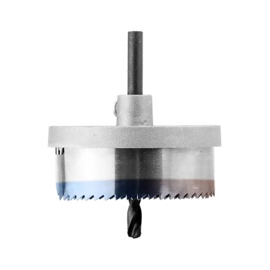 Medienos skylių pjaustyklės 26–63 mm, H 25 mm, sukietėti dantys, 7 vnt 6 Medienos skylių pjaustyklės 26–63 mm, H 25 mm, sukietėti dantys, 7 vnt 6