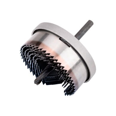 Medienos skylių pjaustyklės 26–63 mm, H 25 mm, sukietėti dantys, 7 vnt