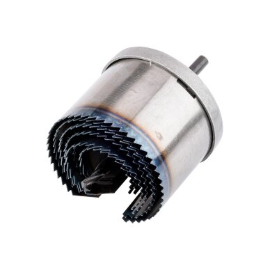 Medienos skylių pjūklai 26–63 mm, H 50 mm sukietėti dantys, rinkinys 7 vnt. Medienos skylių pjūklai 26–63 mm, H 50 mm sukietėti dantys, rinkinys 7 vnt.