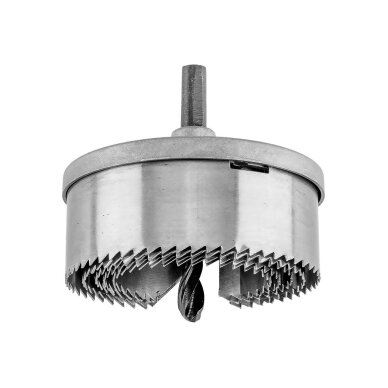 Medinių skylių pjaustyklės 60–95 mm, aukštis 40 mm, 5 dalių rinkinys 3 Medinių skylių pjaustyklės 60–95 mm, aukštis 40 mm, 5 dalių rinkinys 3