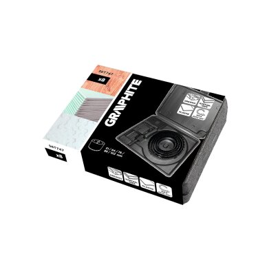 Medinių skylių pjaustyklės su adapteriu 51–102 mm, 8 dalių rinkinys 1 Medinių skylių pjaustyklės su adapteriu 51–102 mm, 8 dalių rinkinys 1