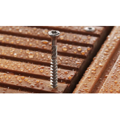 Medsraigčiai terasoms FTS-ST 5 x 50 A2, 200 vnt. 1 Medsraigčiai terasoms FTS-ST 5 x 50 A2, 200 vnt. 1