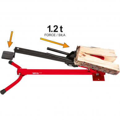 Malkų skaldyklė Yato, 430X180 mm Malkų skaldyklė Yato, 430X180 mm