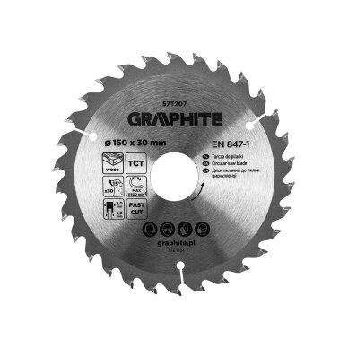 Medžio pjovimo diskas su HM antgaliais 150 x 30 mm, 30 dantų Medžio pjovimo diskas su HM antgaliais 150 x 30 mm, 30 dantų