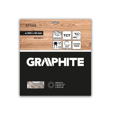 Medžio pjovimo diskas su HM antgaliais 300 x 30 mm, 80 dantų 1