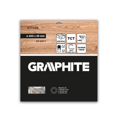 Medžio pjovimo diskas , Widia, 400 x 30 mm, 40 dantų 1