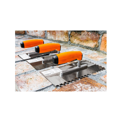 Mentelė 270x128mm, su dantukais 8x8mm 1 Mentelė 270x128mm, su dantukais 8x8mm 1