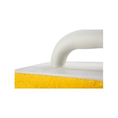 Mentelė su šiurkščia kempine 25 mm, 280 x 140 mm, plastikine rankena 2