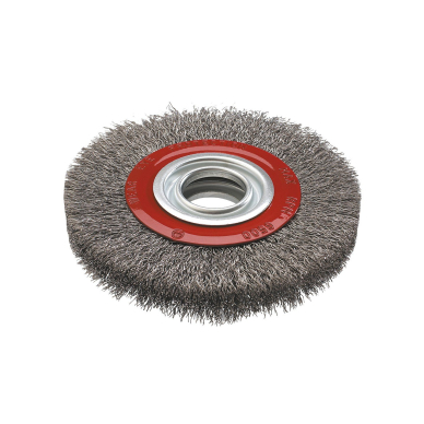 Metalinis šepetys 125mm, nerūdijanti viela Metalinis šepetys 125mm, nerūdijanti viela