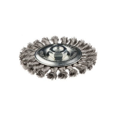 Metalinis šepetys 125mm x M14, nerūdijanti viela