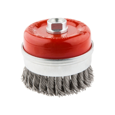 Metalinis šepetys 80 mm x M14, nerūdijanti viela Metalinis šepetys 80 mm x M14, nerūdijanti viela