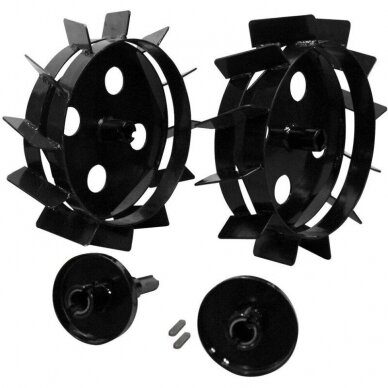 Metalinių ratų komplektas Gude GMR 420, 2 vnt 1 Metalinių ratų komplektas Gude GMR 420, 2 vnt 1