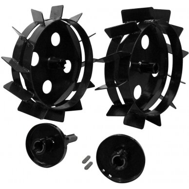 Metalinių ratų komplektas Gude GMR 420, 2 vnt Metalinių ratų komplektas Gude GMR 420, 2 vnt