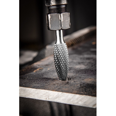Metalo freza HM, type H (flame), 12 x 32 mm, shank 6 x 45 mm 2